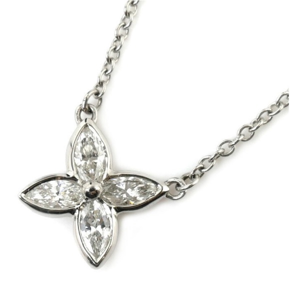 Tiffany & Co. Victoria Small Platinum Necklace 0.32 TCW - Picture 4 of 6